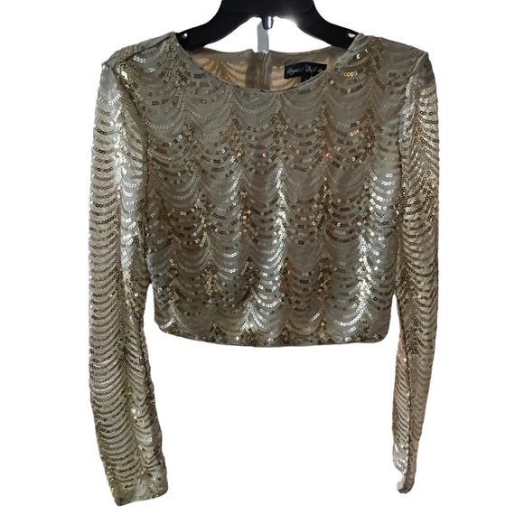 Crystal Doll size Large Juniors' Sequin-Pattern Top & Skirt NWOT - Picture 6 of 11